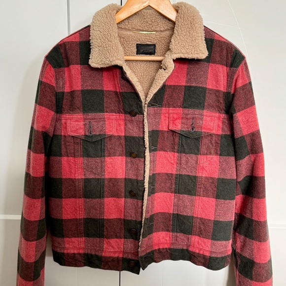 Saint Laurent Paris RARE flannel Shearling Jacket - Picture 1 of 5
